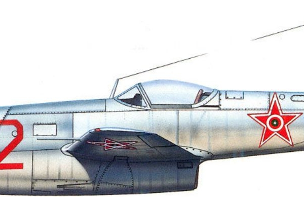 10.Як-23 ВВС Болгарии. Рисунок.