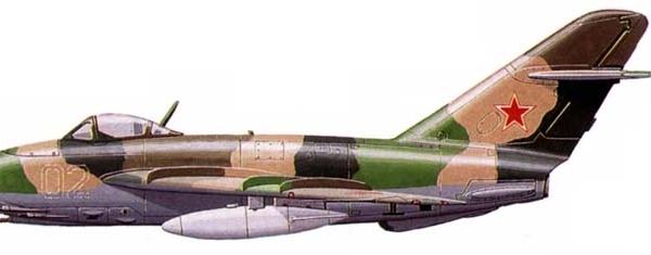 11.МиГ-17 ВВС СССР. Рисунок.