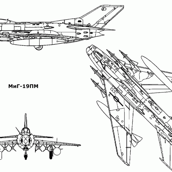 11.МиГ-19ПМ. Схема.