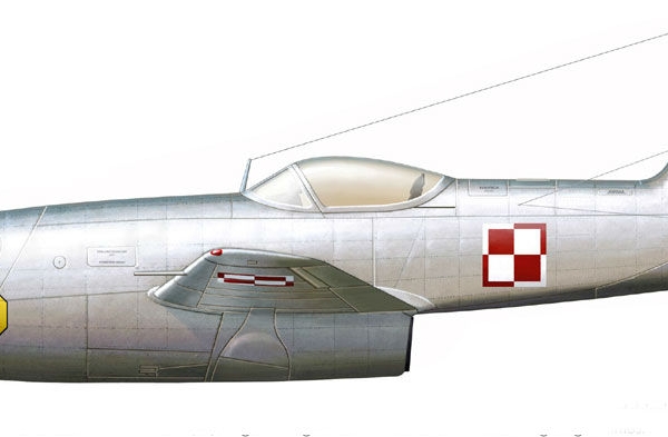 11.Як-23 ВВС Польши. Рисунок.