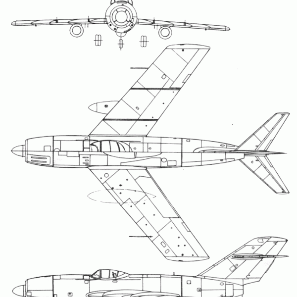 13.Ла-200 с РЛС Торий-А. Схема.