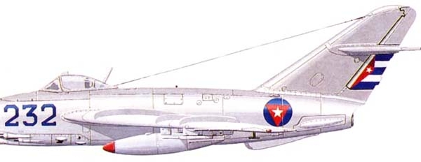 14.МиГ-17 ВВС Кубы. Рисунок.