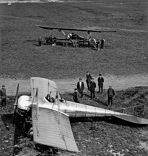 14.С-9 и С-10а на Корпусном аэродроме. 1913 г.