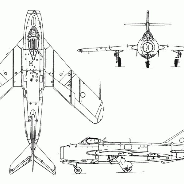 17.МиГ-17. Схема.