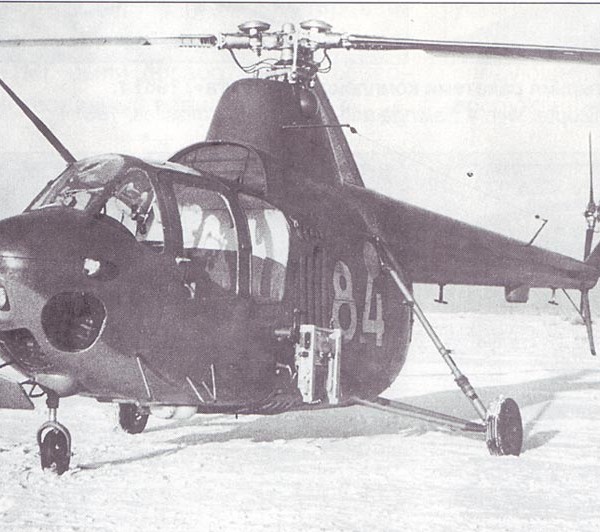 2.Опытный Ми-1М с аэродинамическим конденсатором