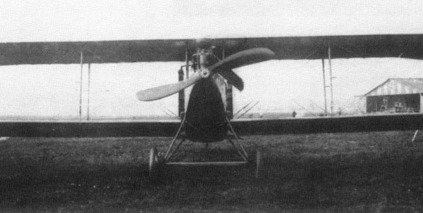 2.Самолет Колпаков-1. Вид спереди.