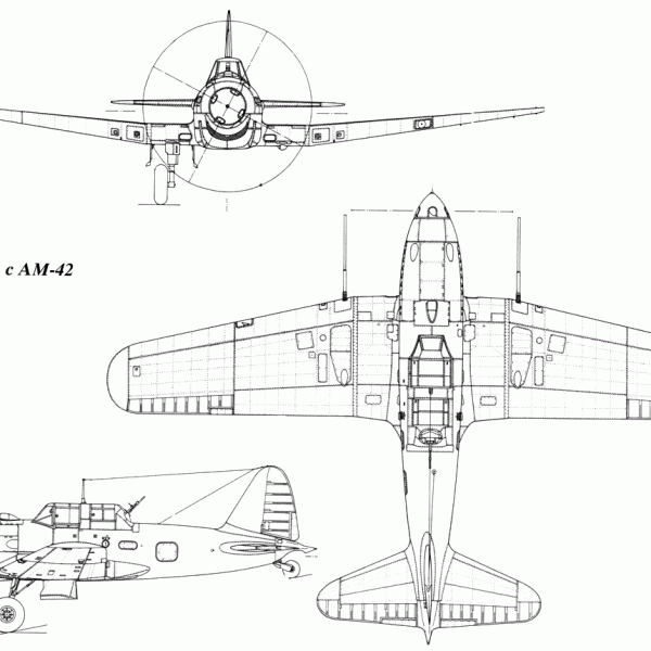 21.Су-6 АМ-42. Схема.