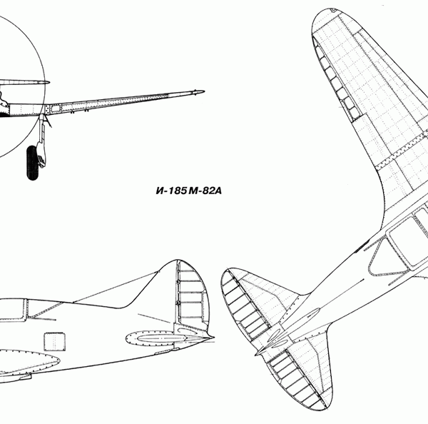 22.И-185 М-82А. Схема 1.