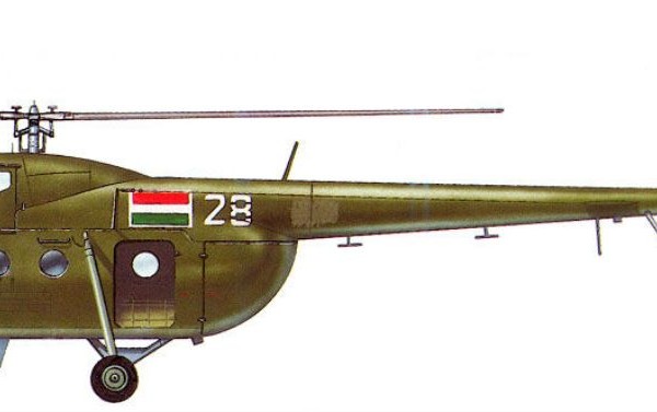34.Ми-4А ВВС Венгрии. Рисунок.