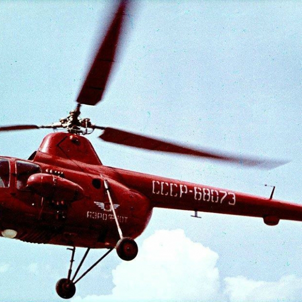 4.Ми-1Т Аэрофлота в полете.