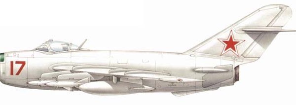 6.МиГ-17ПФУ ВВС СССР. Рисунок.