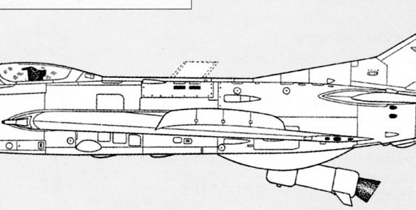 6.МиГ-19 (СМ-30) с ПРД-23. Рисунок.