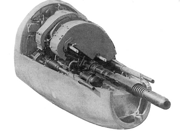 6.Пушечная батарея самолета Су-11 (первый).