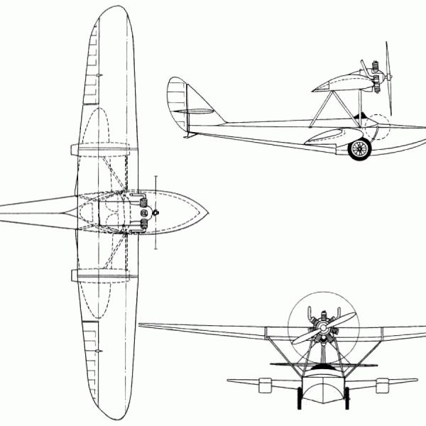 6.Схема самолета Ш-1.