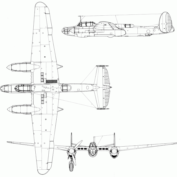 6.Ту-2Д (67). Схема 4.