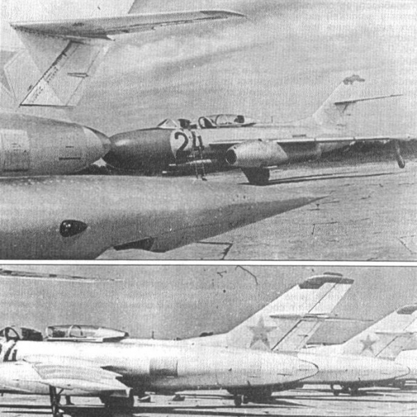 6.Як-25М на одном из аэродромов ПВО.