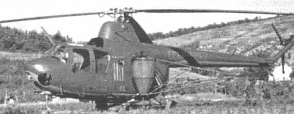 7.Сельскохозяйственный вертолет Ми-1НХ