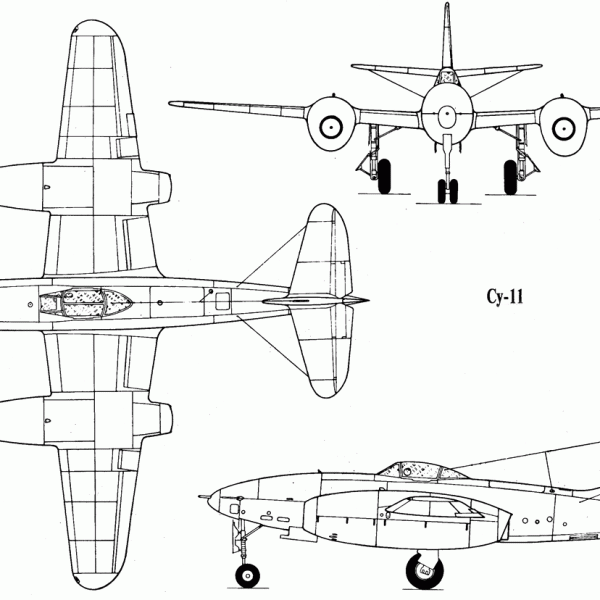 8.Су-11 (первый). Схема.