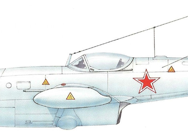 8.Як-23 ВВС СССР. Рисунок.