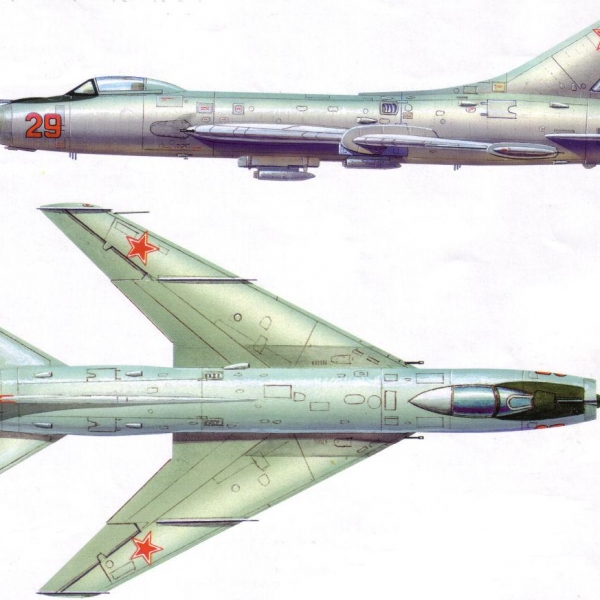 8а.Проекции Су-7Б. Рисунок 2.