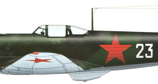 9.Як-1Б (М-105ПФ ранних серий). Рисунок.