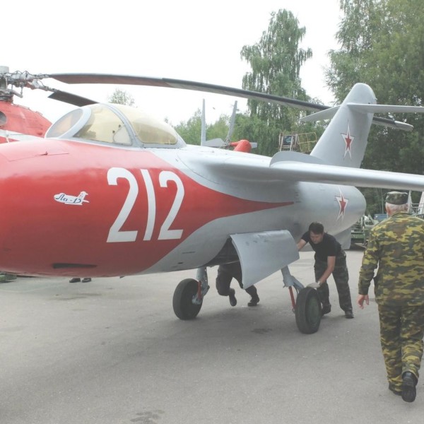 Ла-15 после реставрации в музее ВВС Монино.