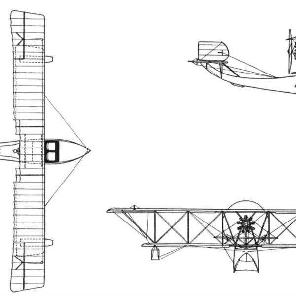 Летающая лодка ЛМ-2. Схема