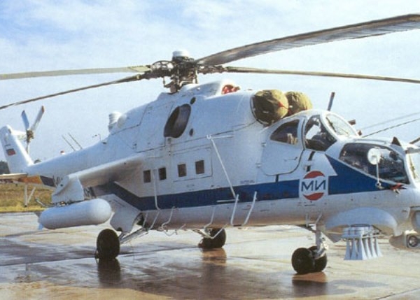 1.Милицейский патрульно-спасательный вертолет Ми-24ПС.