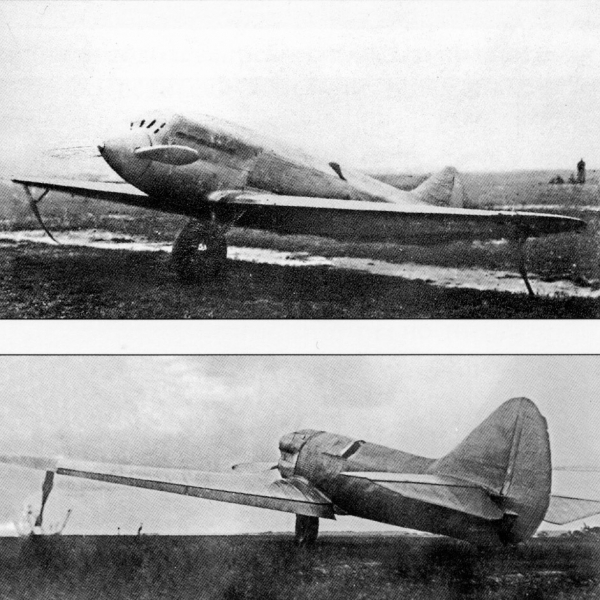 1.Первый вариант самолета Сталь-6.