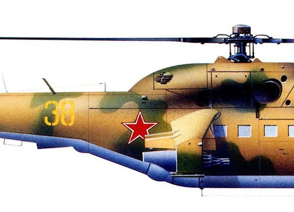 10.Ми-24П ВВС СССР. Рисунок.