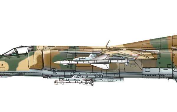 10.МиГ-23МФ ВВС Сирии. Рисунок.
