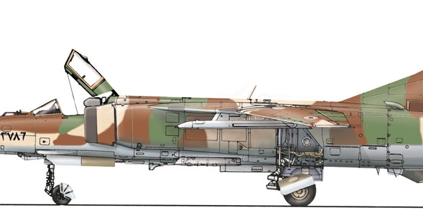 10.МиГ-23МЛ ВВС Сирии. Рисунок.