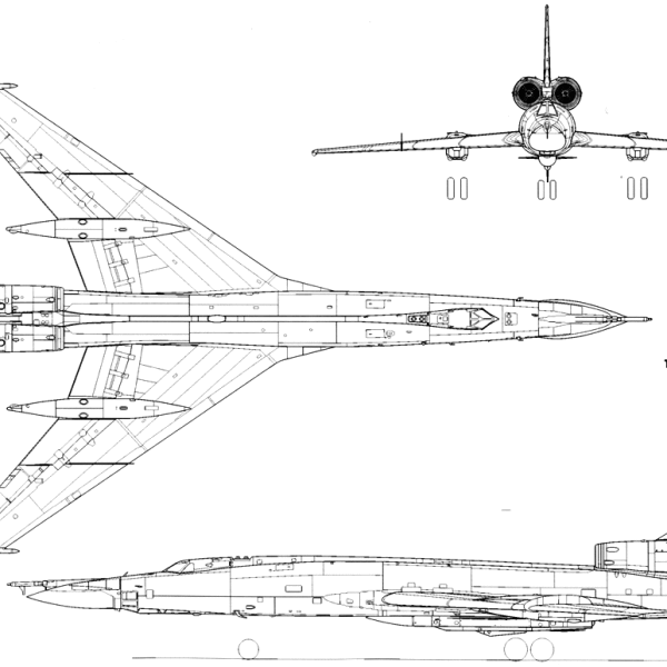 10.Ту-22КД. Схема 2.
