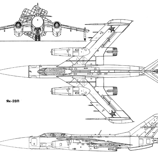 10.Як-28П доработанный. Схема 2.
