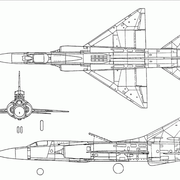 11.МиГ-23ПД. Схема.