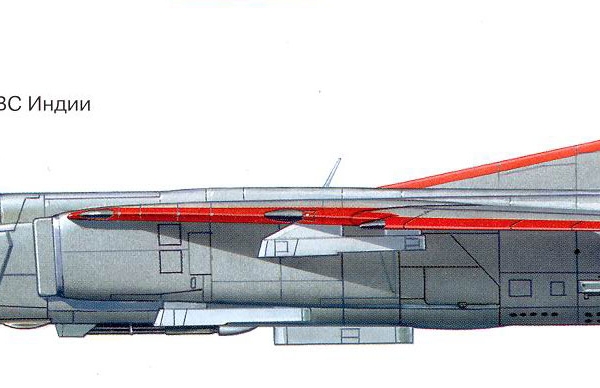 11.МиГ-27М ВВС Индии. Рисунок.