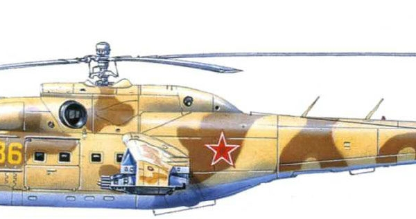 12.Ми-24А (ранних серий). Рисунок. 1