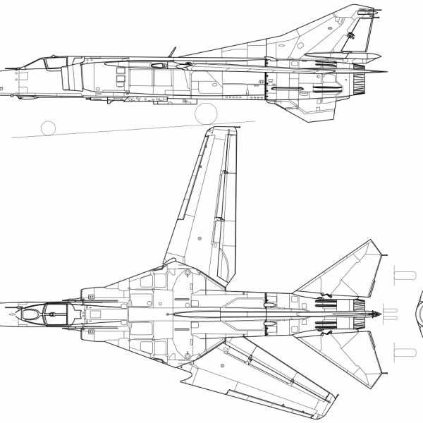 12.МиГ-23МФ. Схема 1.