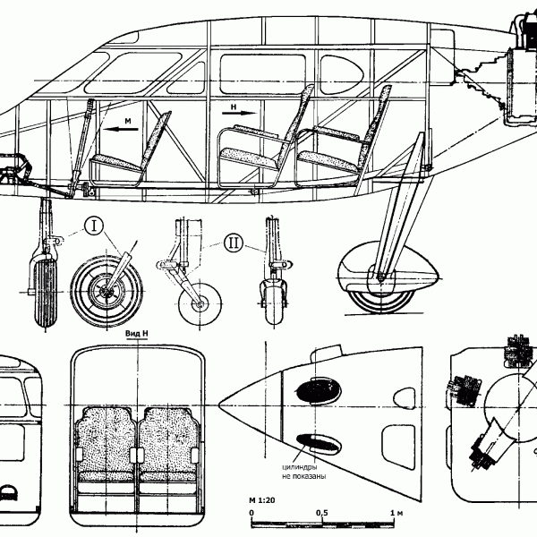 13.МиГ-8 “Утка. Чертеж 1