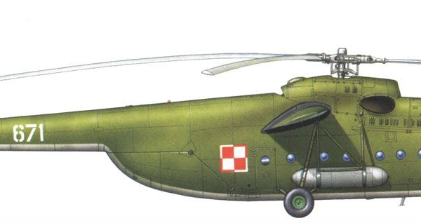 14.Ми-6А ВВС Польши. Рисунок.