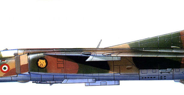 14.МиГ-23БН ВВС Индии. Рисунок.