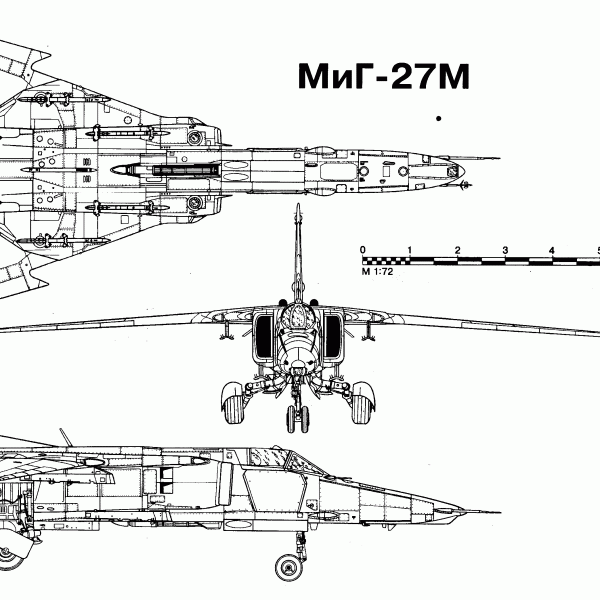 14.МиГ-27М. Схема 1.