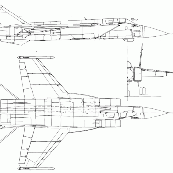 17.МиГ-31М. Схема.