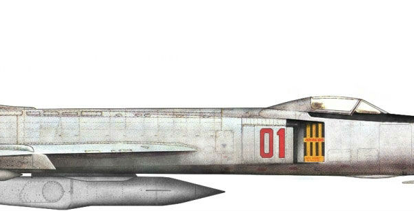 18.Су-15 с подвеской УПАЗ Сахалин-6А. Рисунок.
