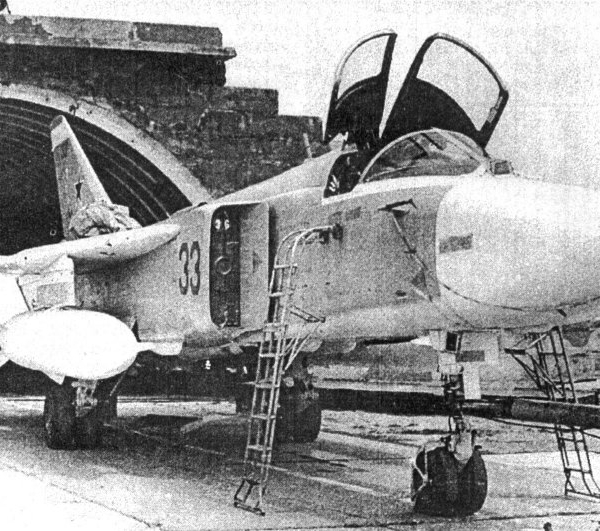 2.Бомбардировщик Су-24. Аэродром Домна, ЗабВО, 1979 г.