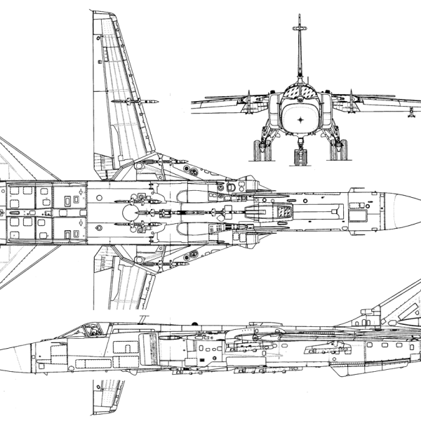 24.Су-24М. Схема.