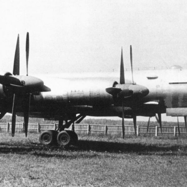 2а.Первый опытный Ту-95 с двигателями НК-12..