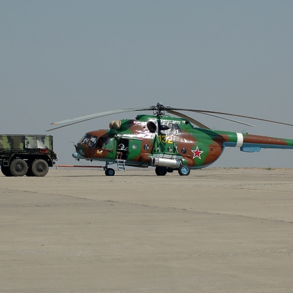 3.Буксировка вертолета Ми-8МТВ-2.