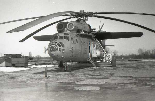 4.Ми-6А борт 52 65 овп аэродром Кобрин. 1970-е гг. 2