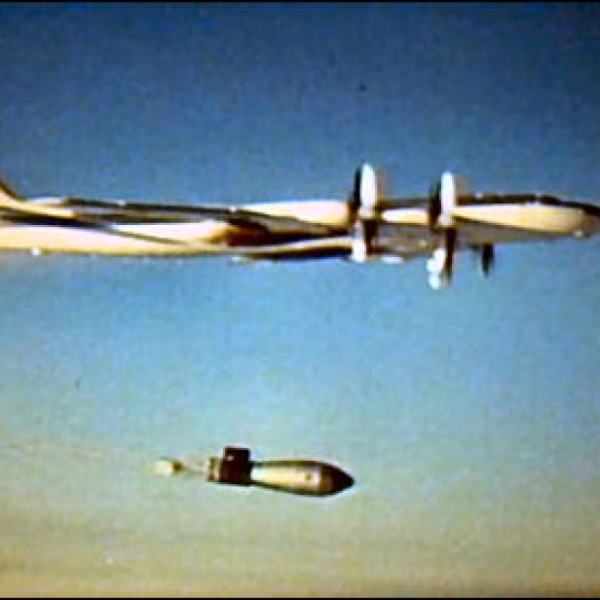 4.Сброс водородной авиабомбы с Ту-95В. 30 октября 1961 г